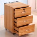 Movable 3 drawer drawer cabinet or file cabinet